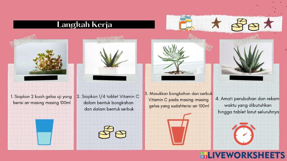 Home Experiment Pengaruh Luas Permukaan terhadap Laju reaksi