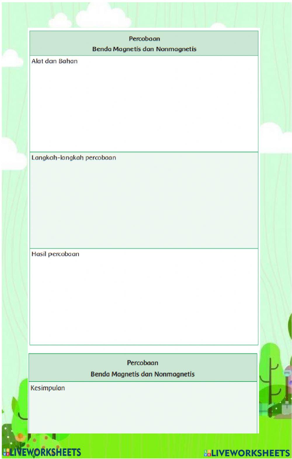 Lkpd ipa benda magnetis dan nonmagnetis