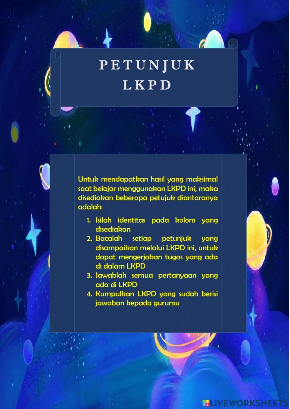 Lembar Kerja Peserta Didik Kelas - Tema 9
