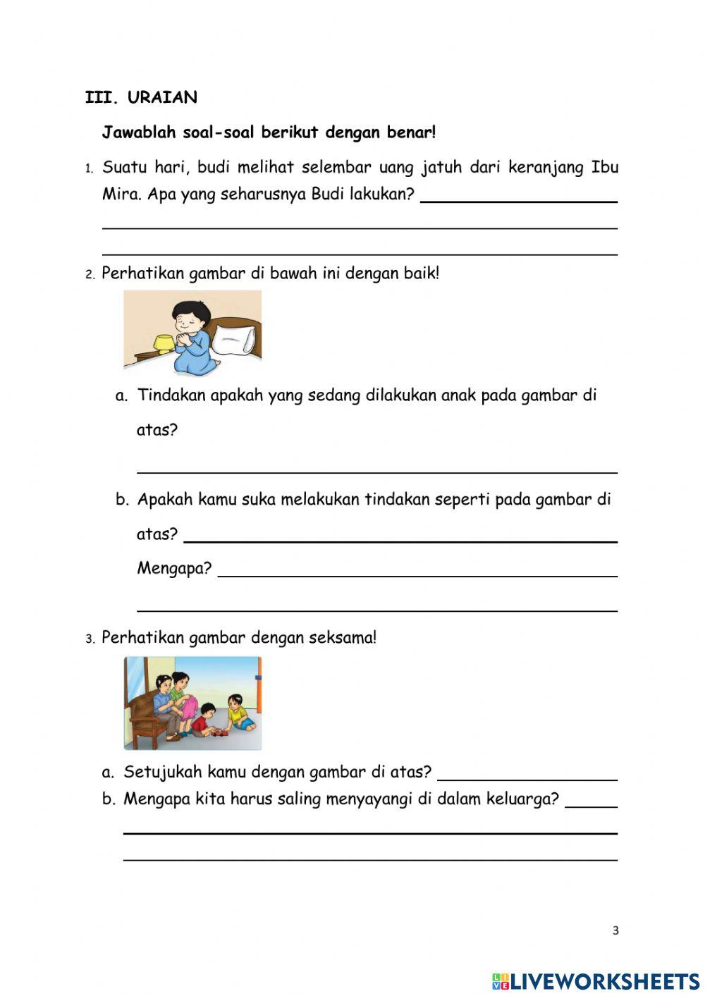 Mid Semester Religion P3