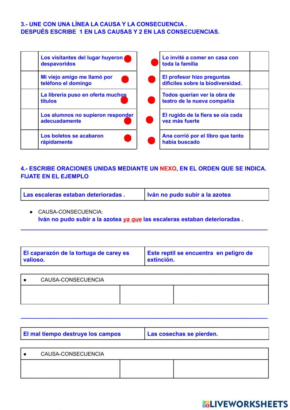 Causas y consecuencias