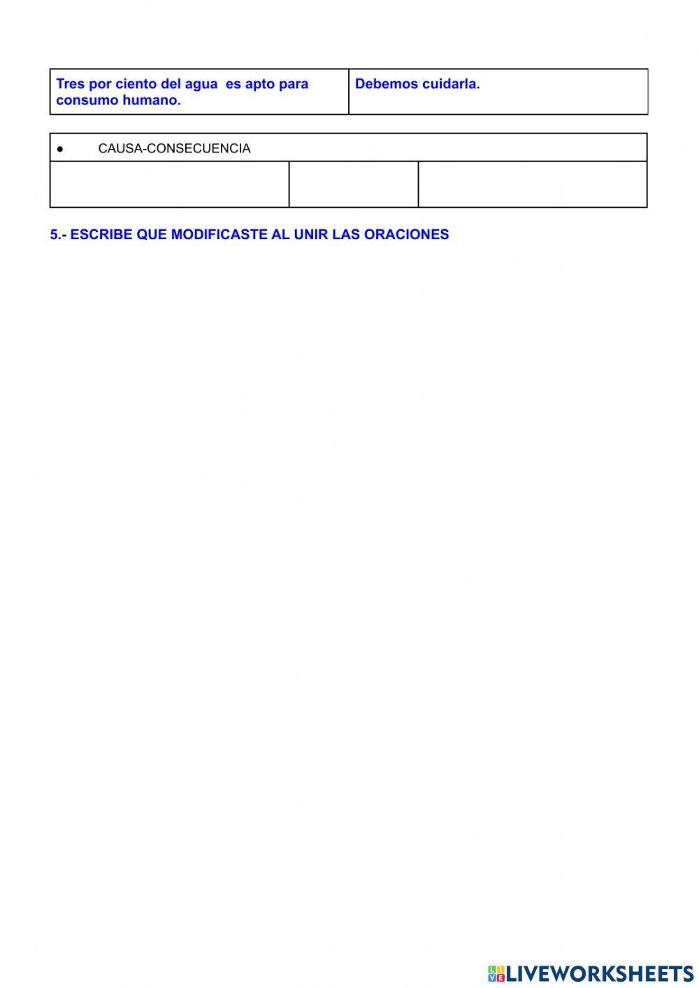 Causas y consecuencias