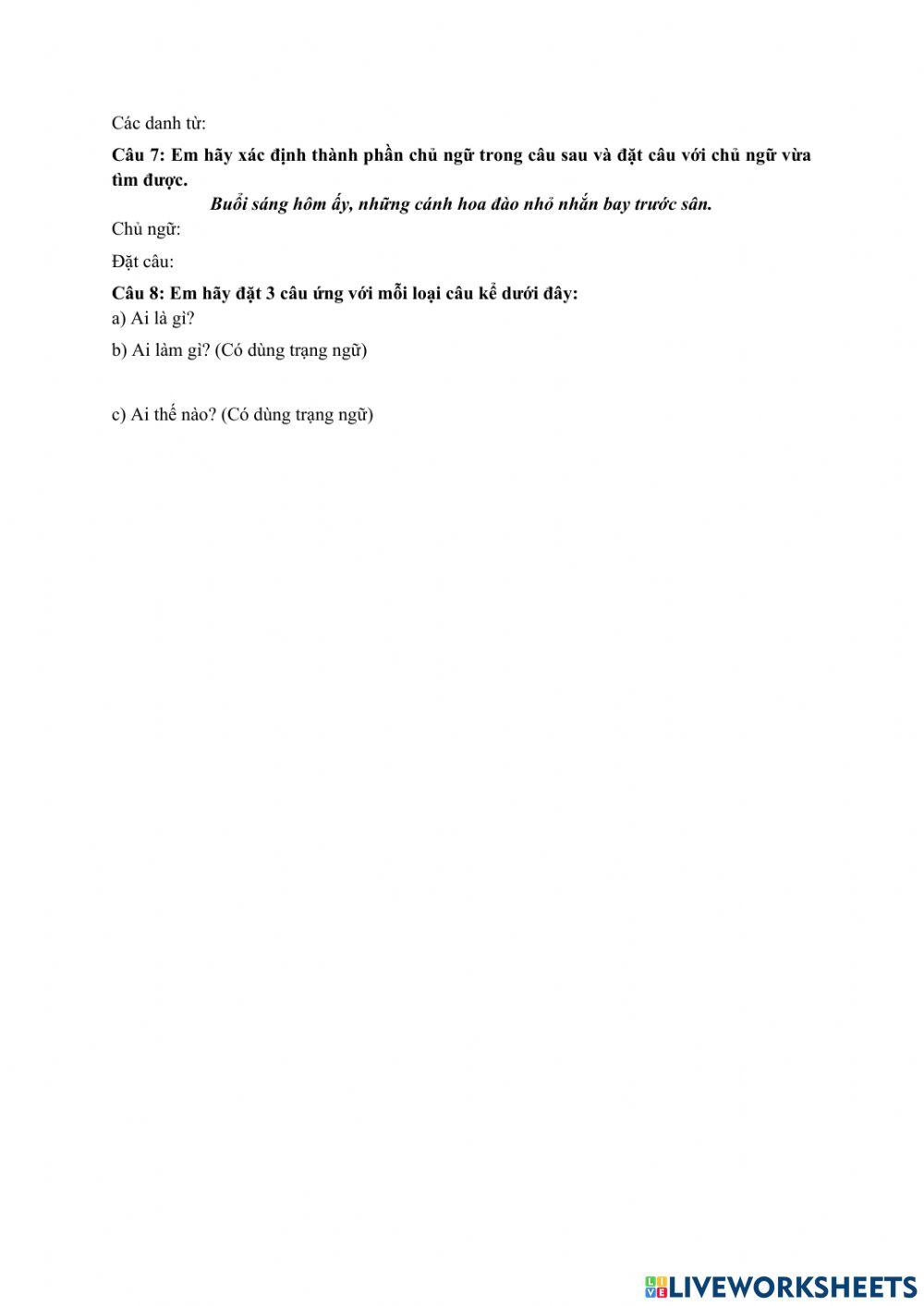 TV-Kiểm tra tuần 6