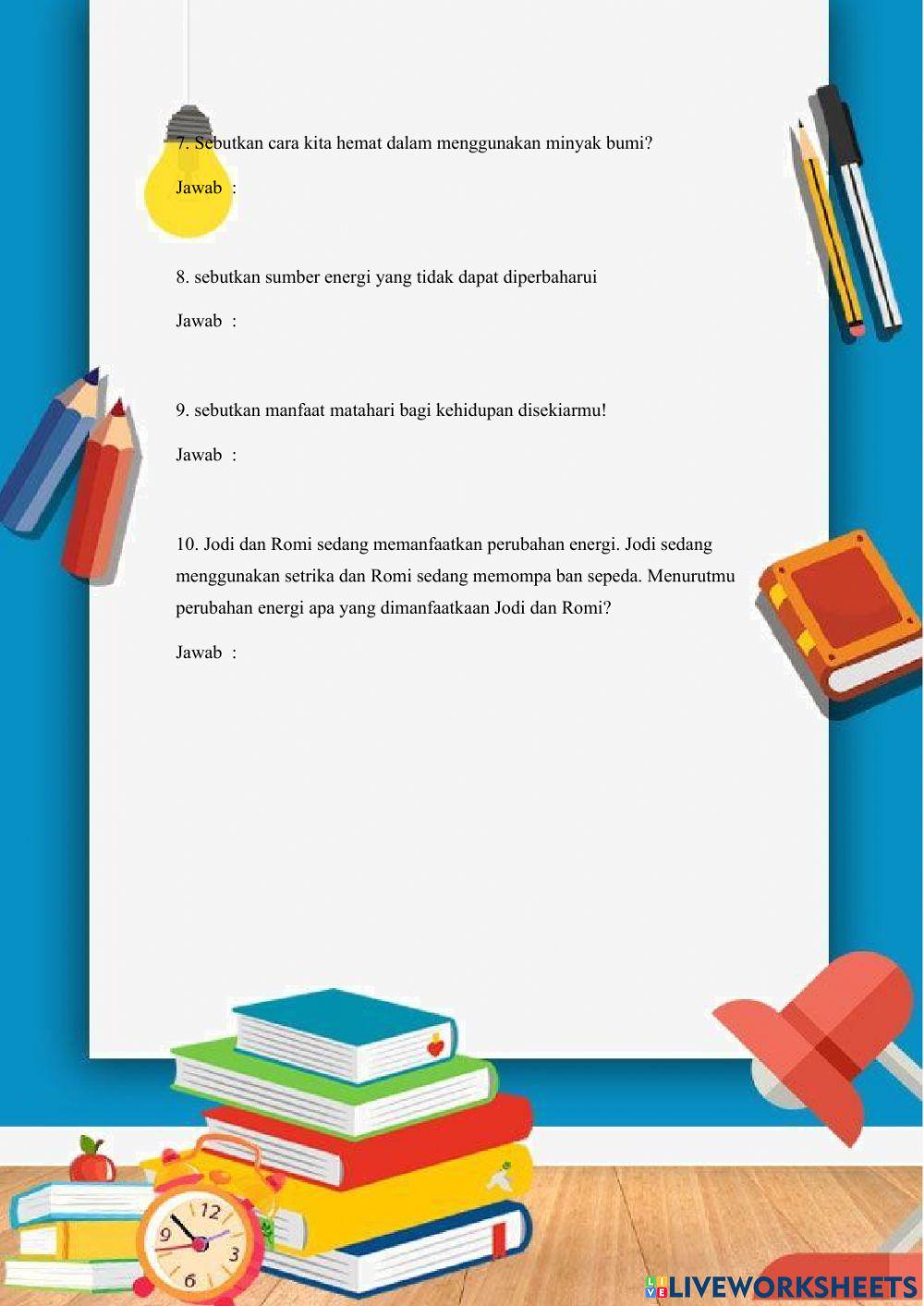 Lembar kerja peserta didik IPA