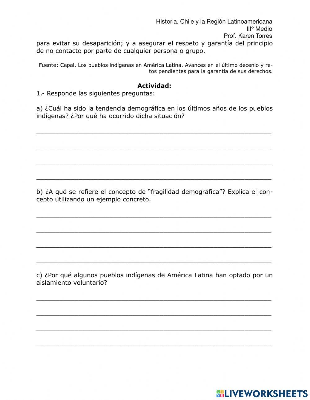 Situación pueblos indígenas en América Latina