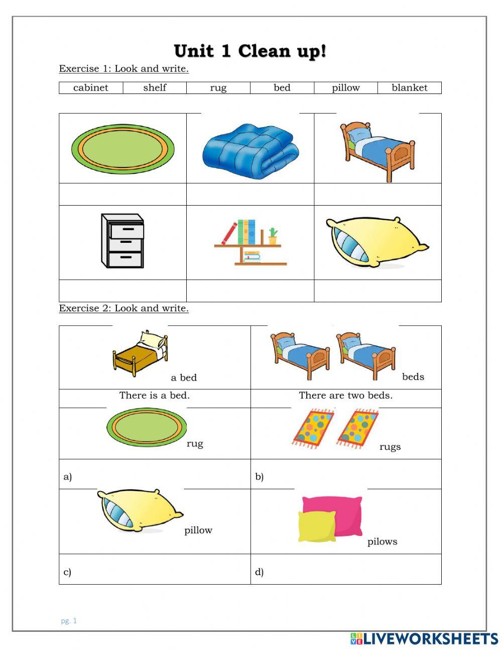 Review Unit 1 Clean up worksheet Live Worksheets