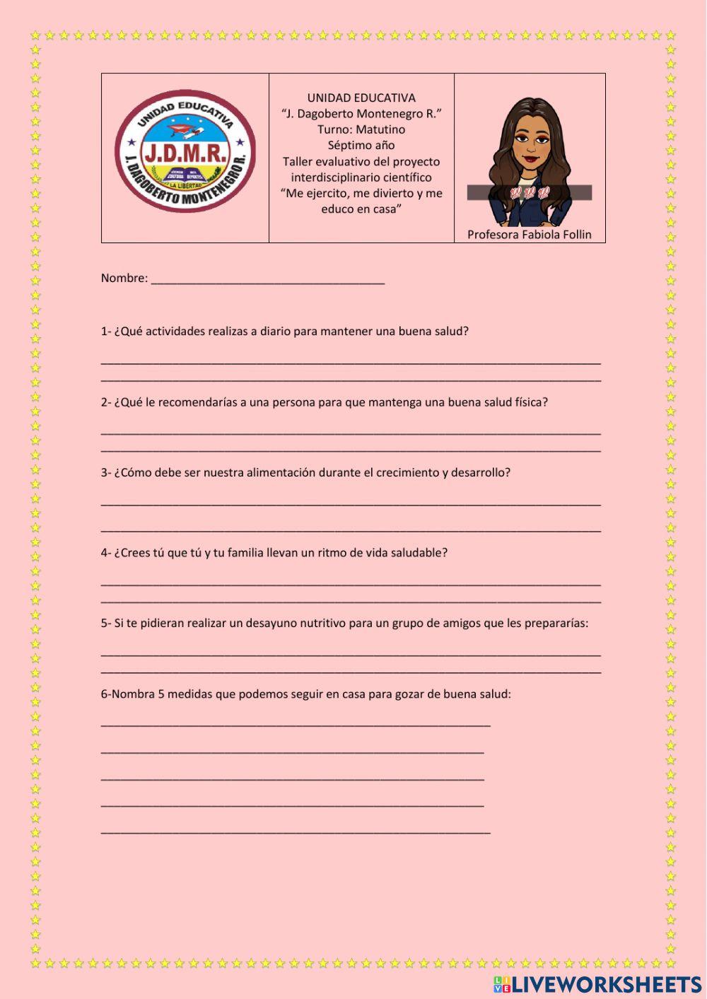 Taller de ciencias naturales