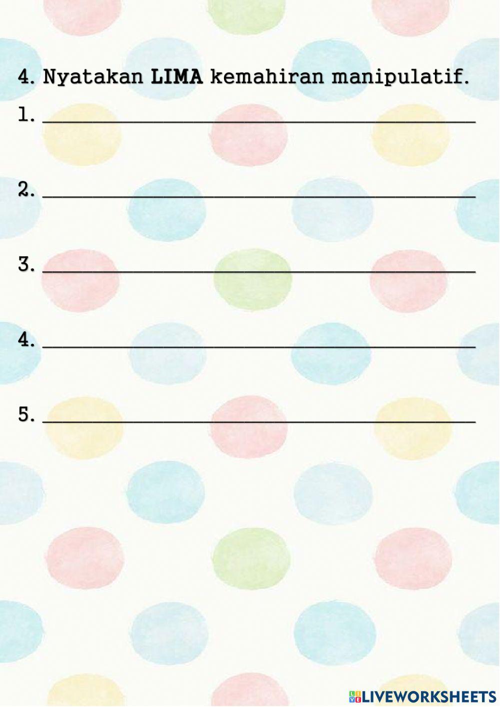 Kemahiran saintifik tahun -