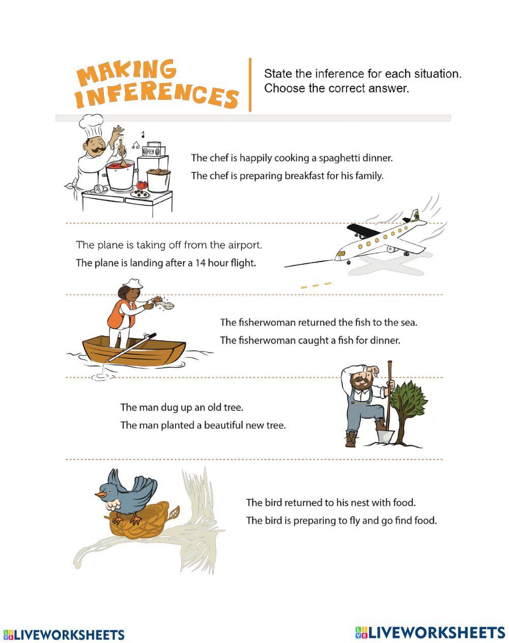 Inference Worksheets