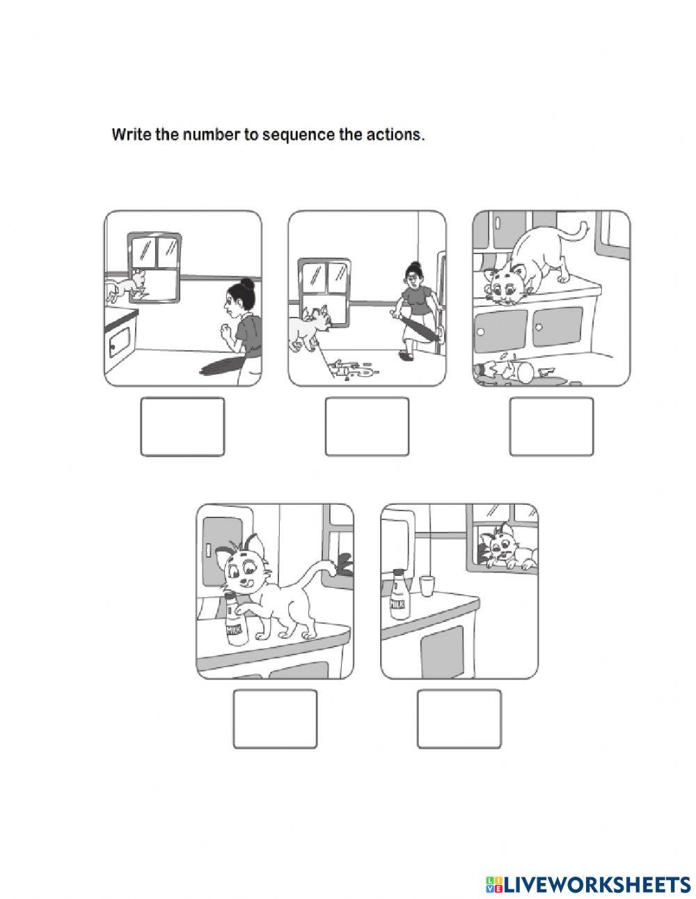 Sequencing Pictures Sequencing Pictures