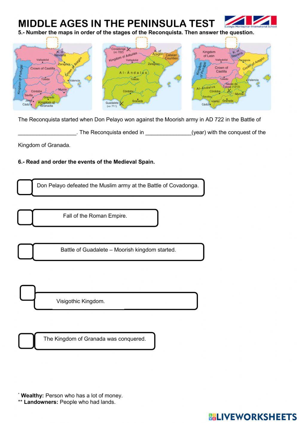 Middle Ages in Spain - AD