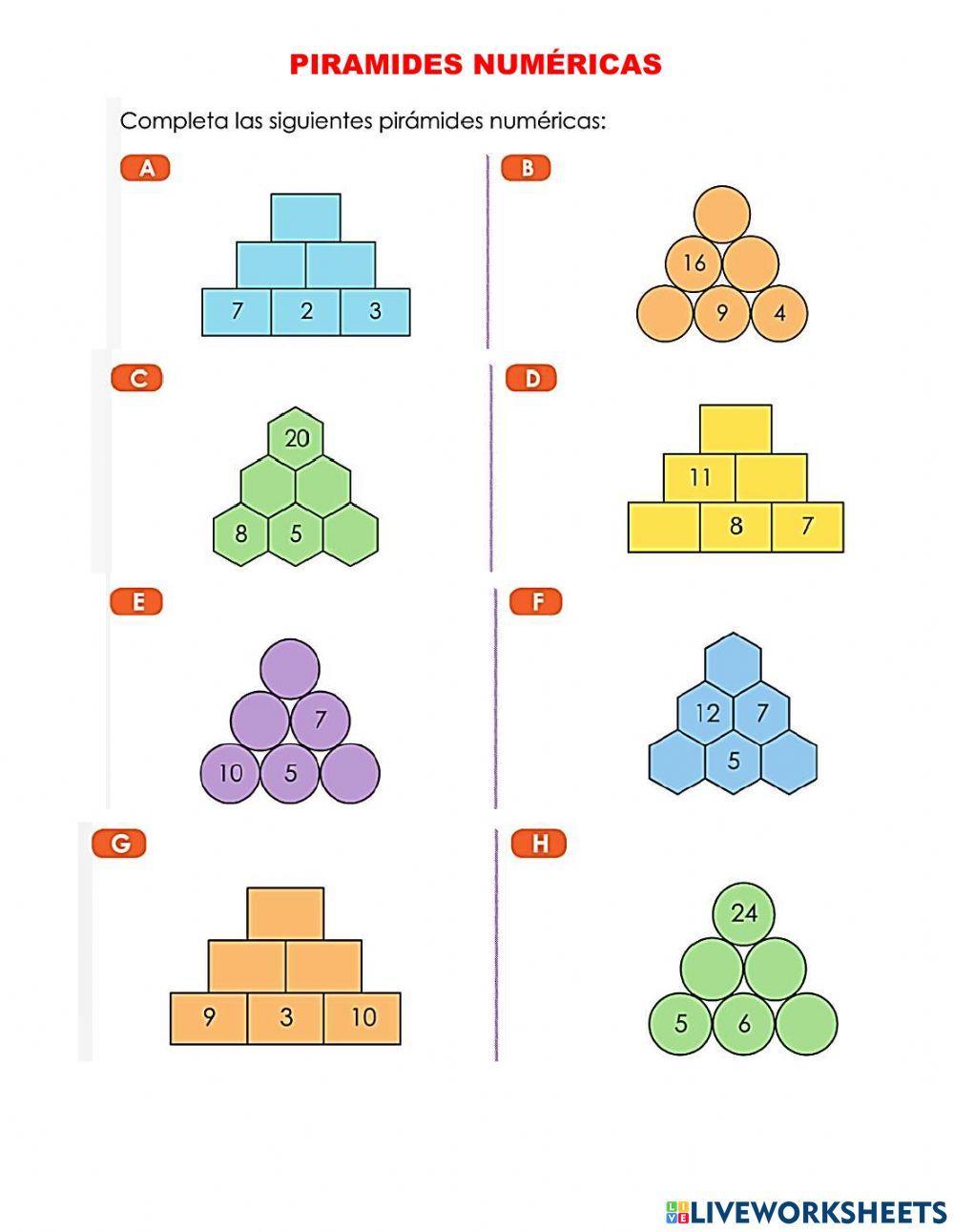 Pirámides numéricas