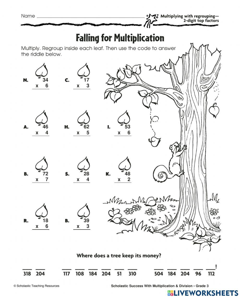 5208558 Multiplication with regrouping MrsHinsey123