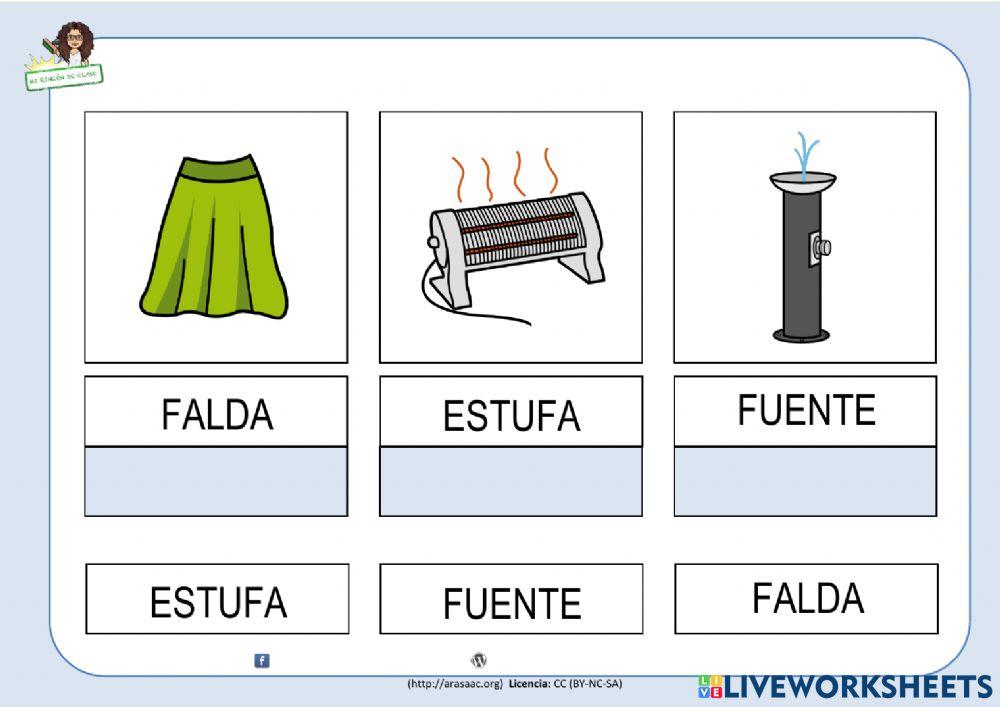 Falda, Fuente, Estufa