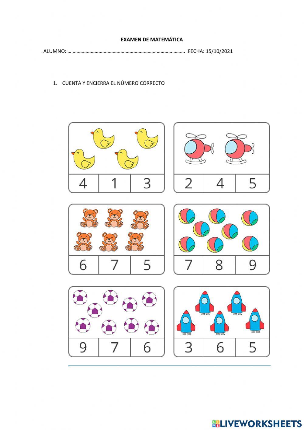 Matemática inicial 4 años RSM-PIURA