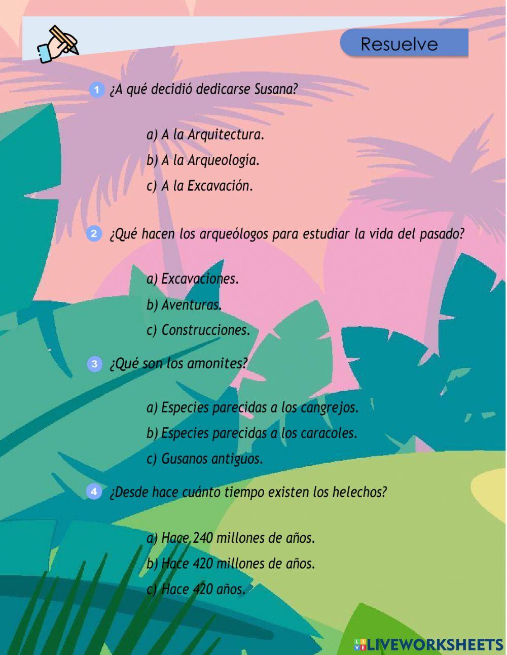 Comprensión de Lectura