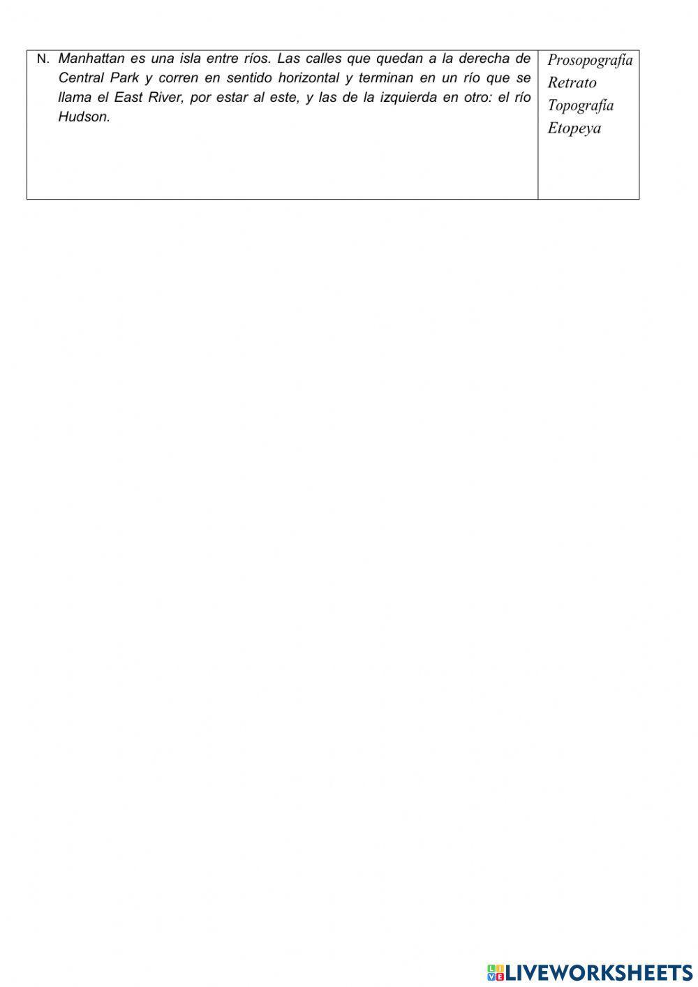 TIPOS DE DESCRIPCIÓN