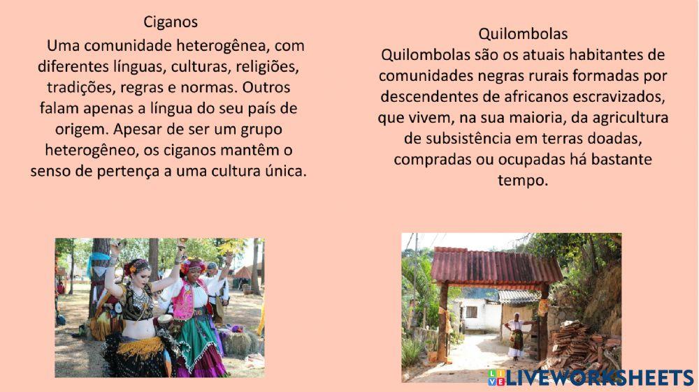 Comunidades brasileiras tradicionais