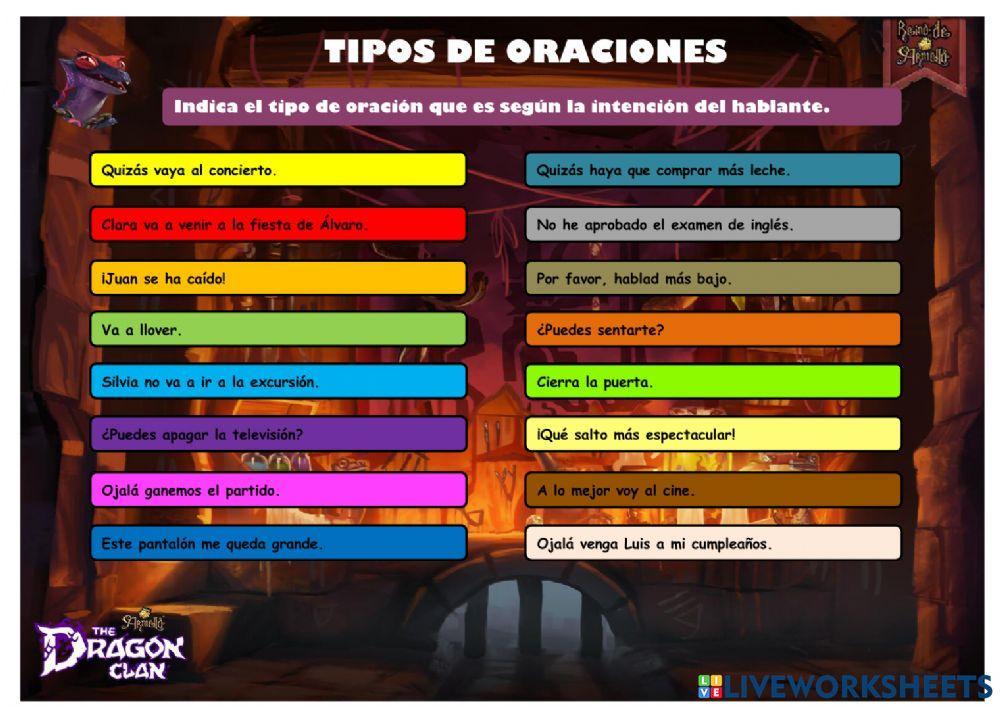 LENGUA-T2-TIPOS DE ORACIONES