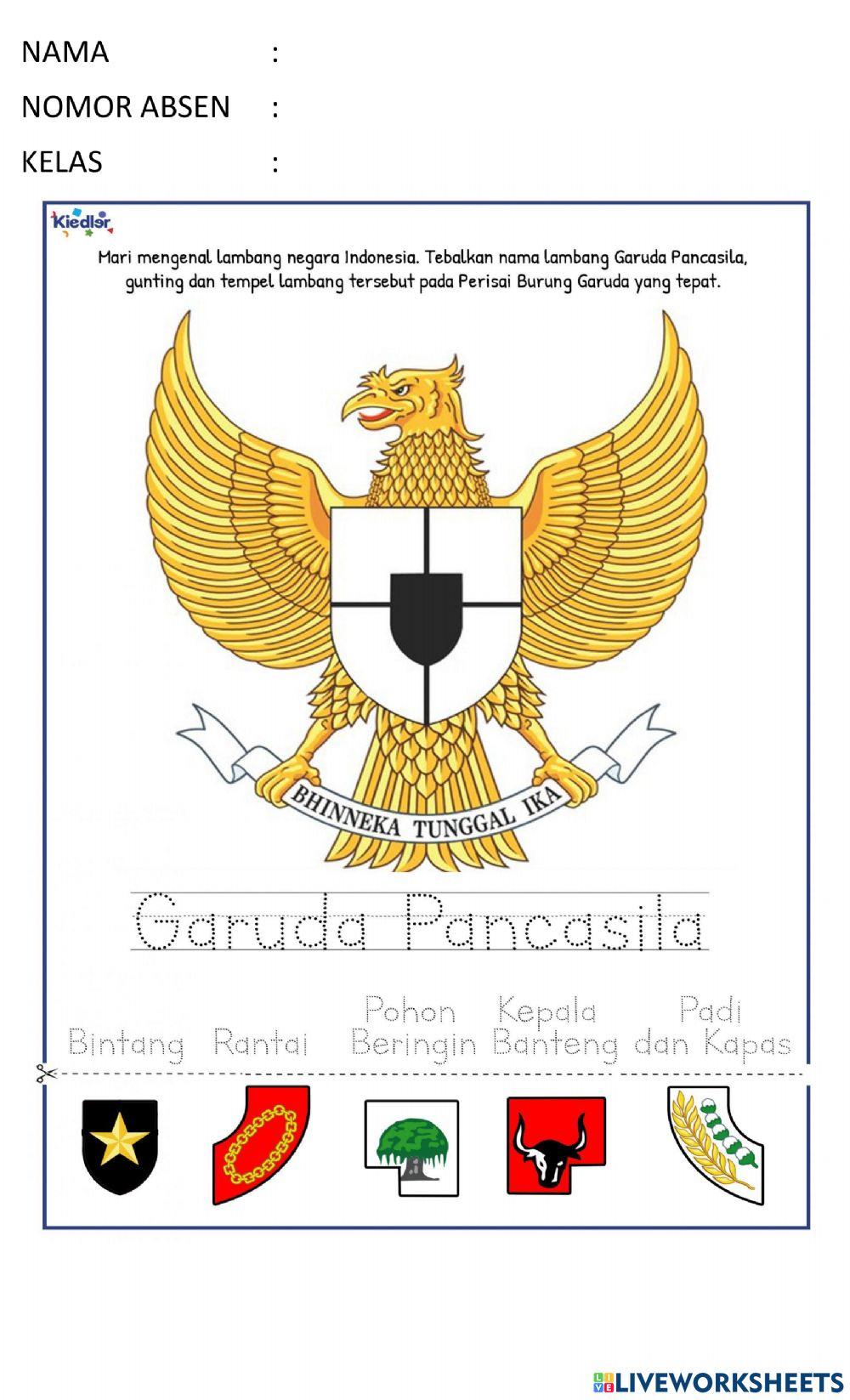 Pancasila beserta lambangnya