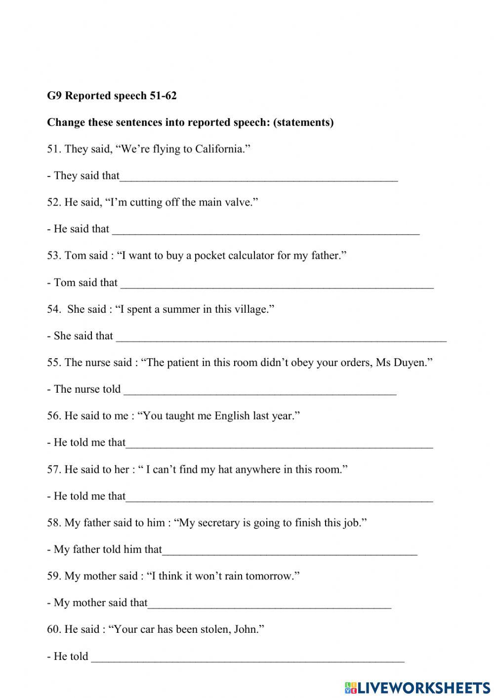 G9 reported speech Sta 51-62