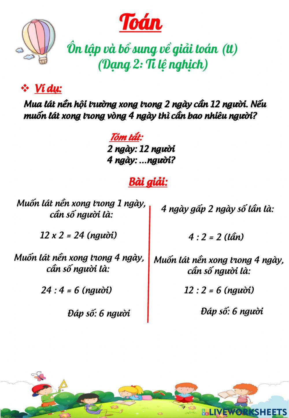 T4-bt tỉ lệ nghịch