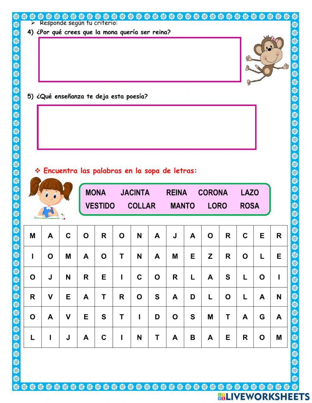 Poesía: -la mona jacinta-