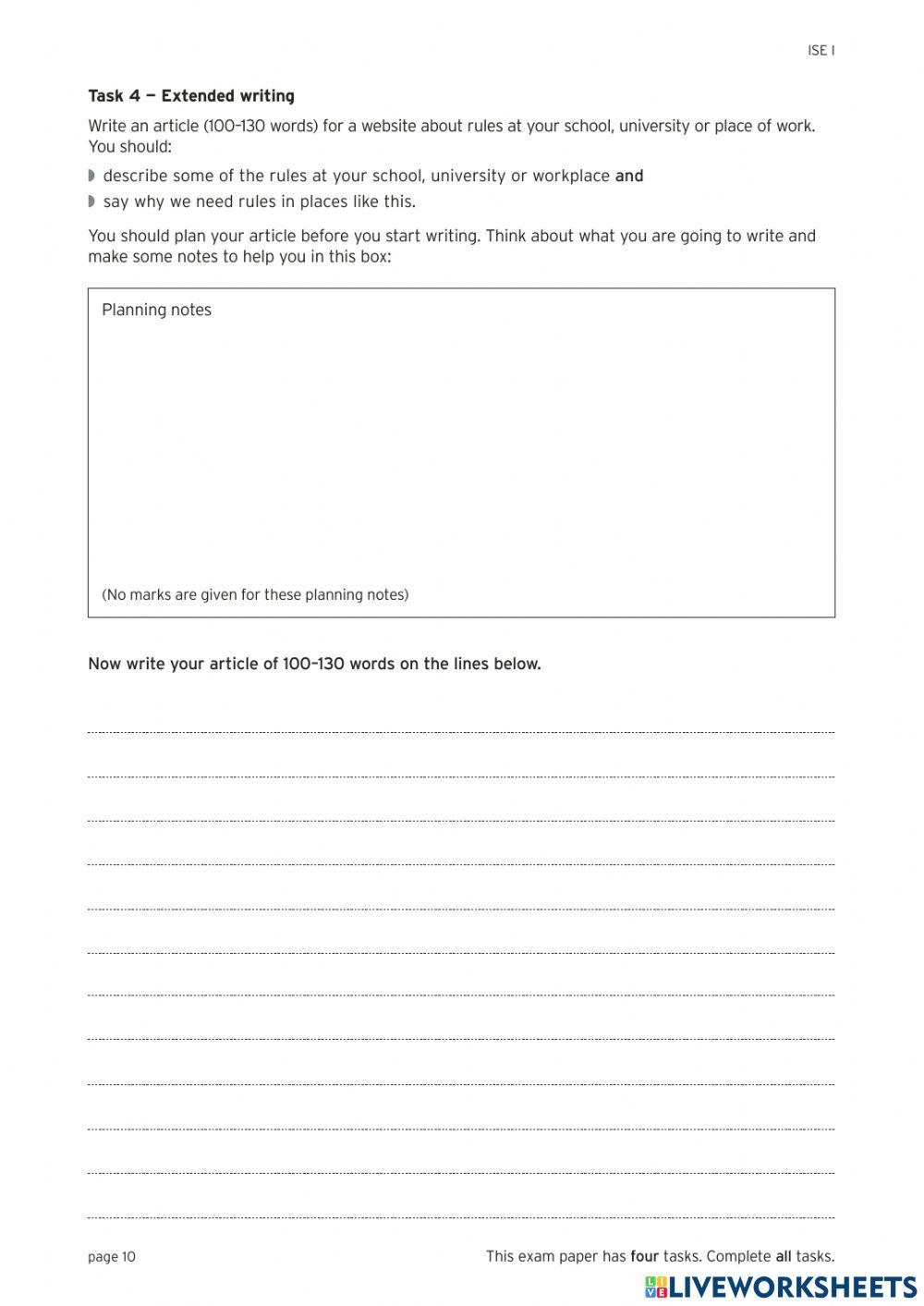 Trinity ise 1 sample 6