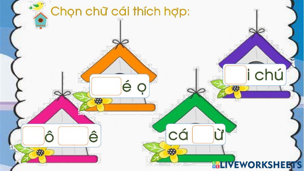 Phiếu Tiếng Việt Tuần 4