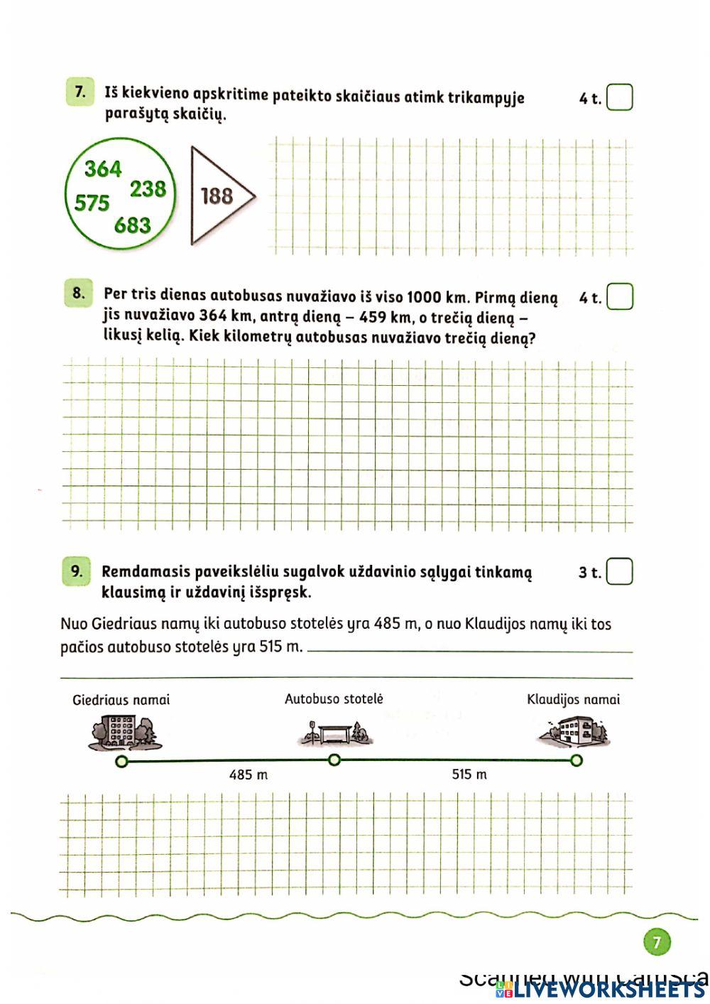 Matematikos 2 testas
