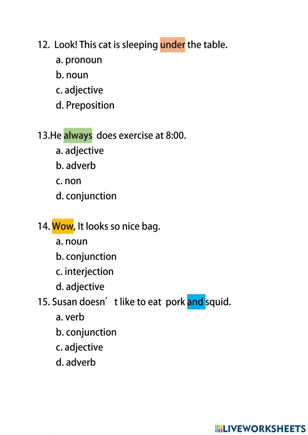 ข้อสอบปลายภาค ภาษาอังกฤษพื้นฐาน block course