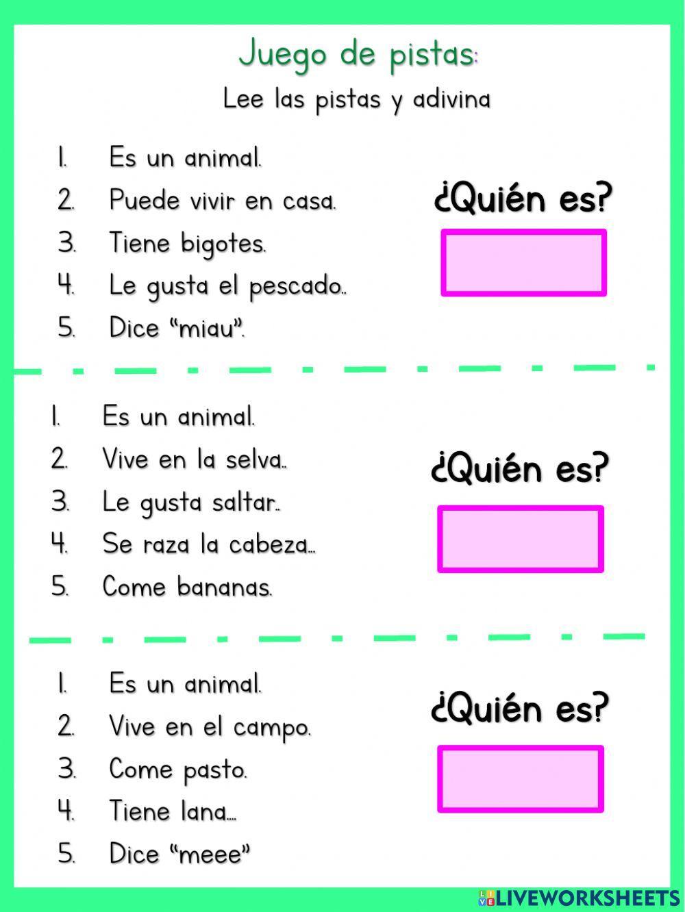 Prueba corta comunicación y lenguaje