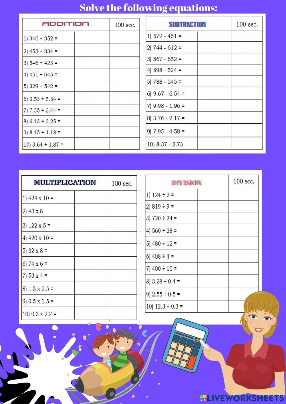 Grade 5 NUMAT TASK 4