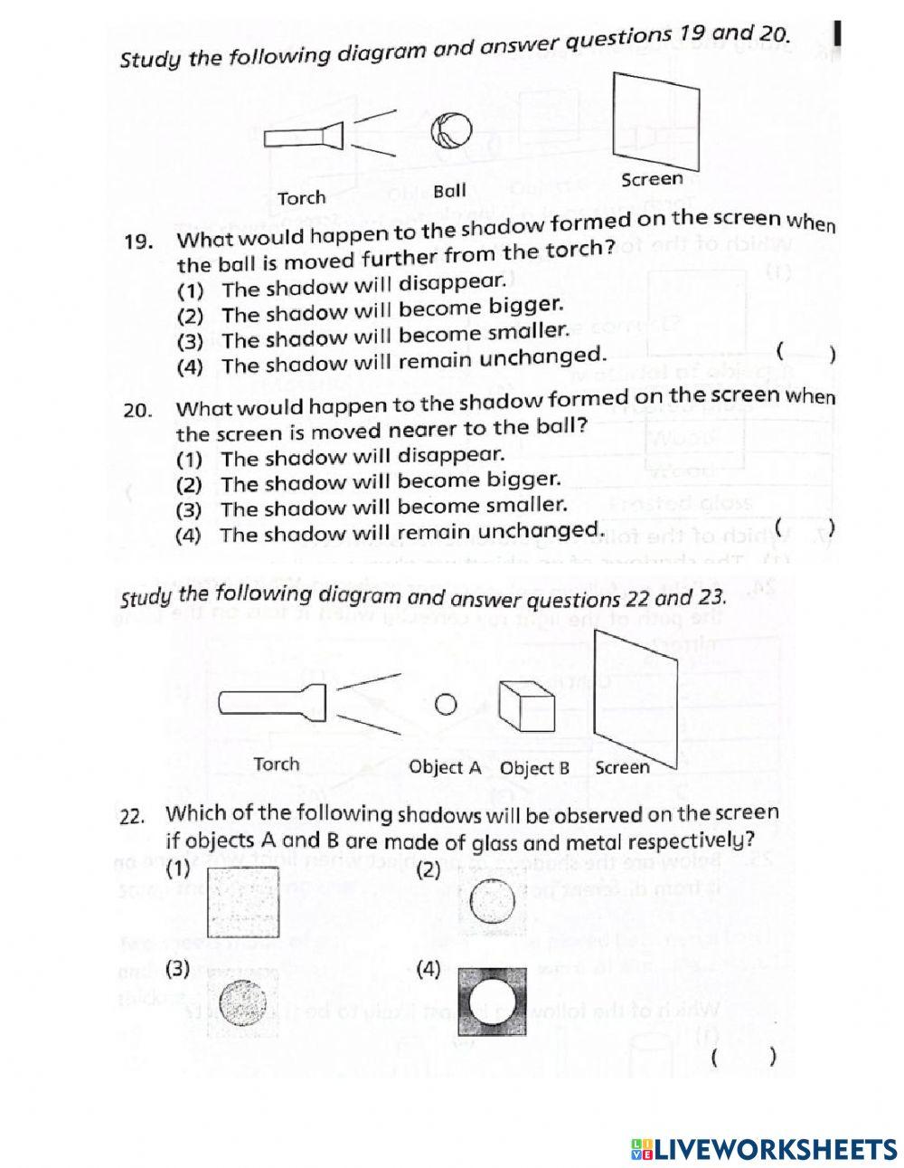 Chapter 3. Light and shadow