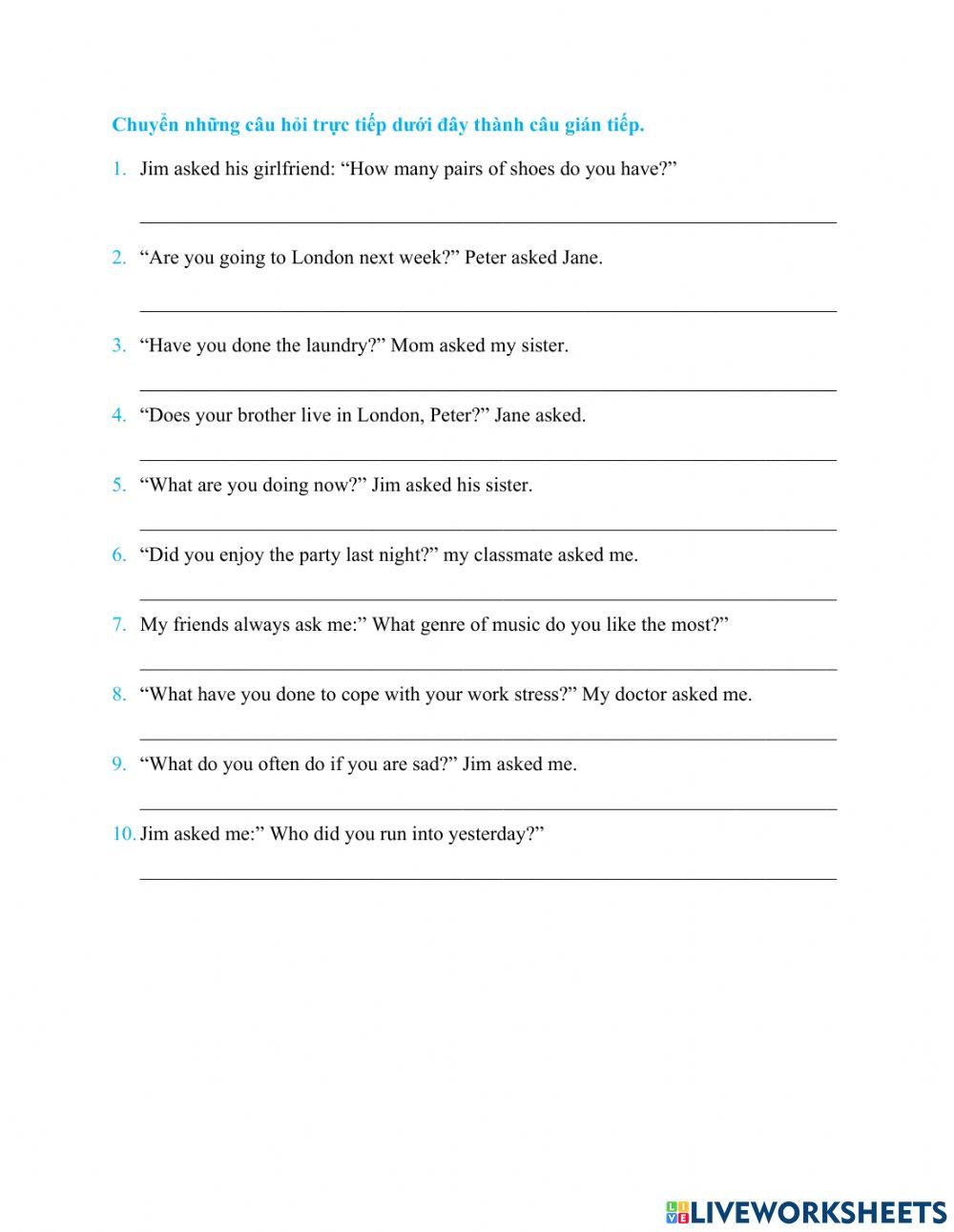 English 9 - unit 3 - test 1