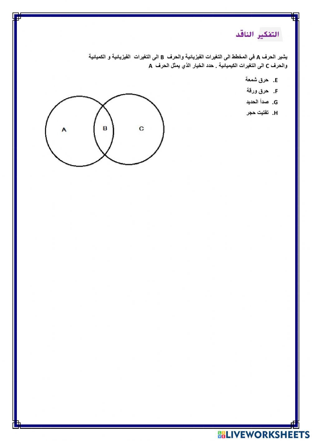 المادة وتغيراتها 1