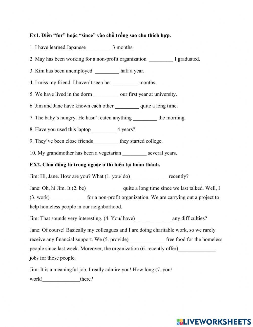 English  7 - review 1