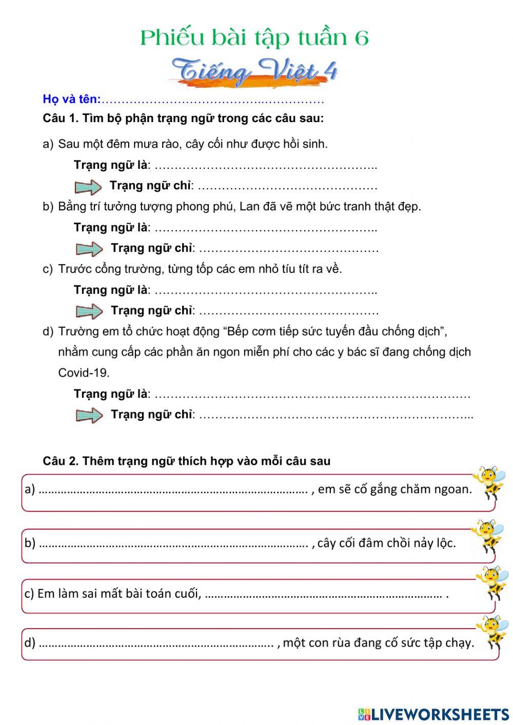 Vui tv cuối tuần 6