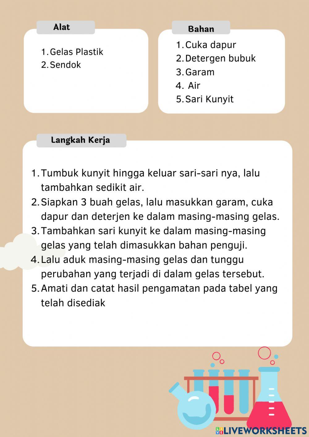 Home Experiments Asam Basa