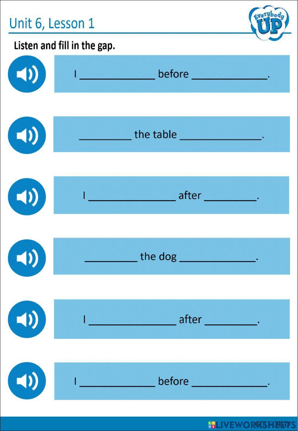 Everybody Up 3 - Unit 6 - Lesson 1+2