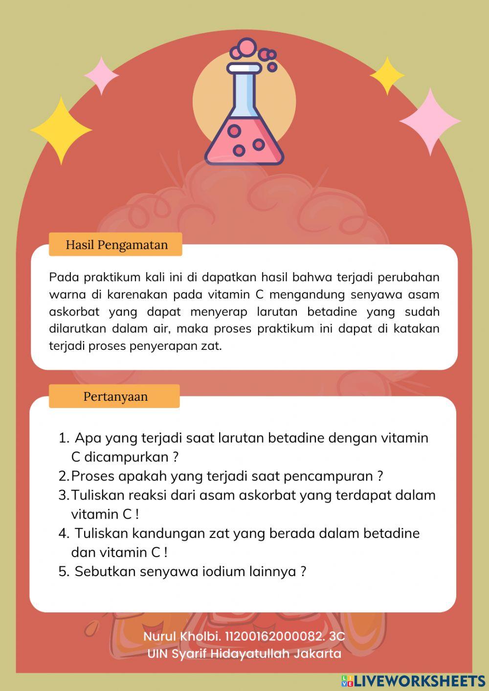 Praktikum Sifat Koloid Sederhana