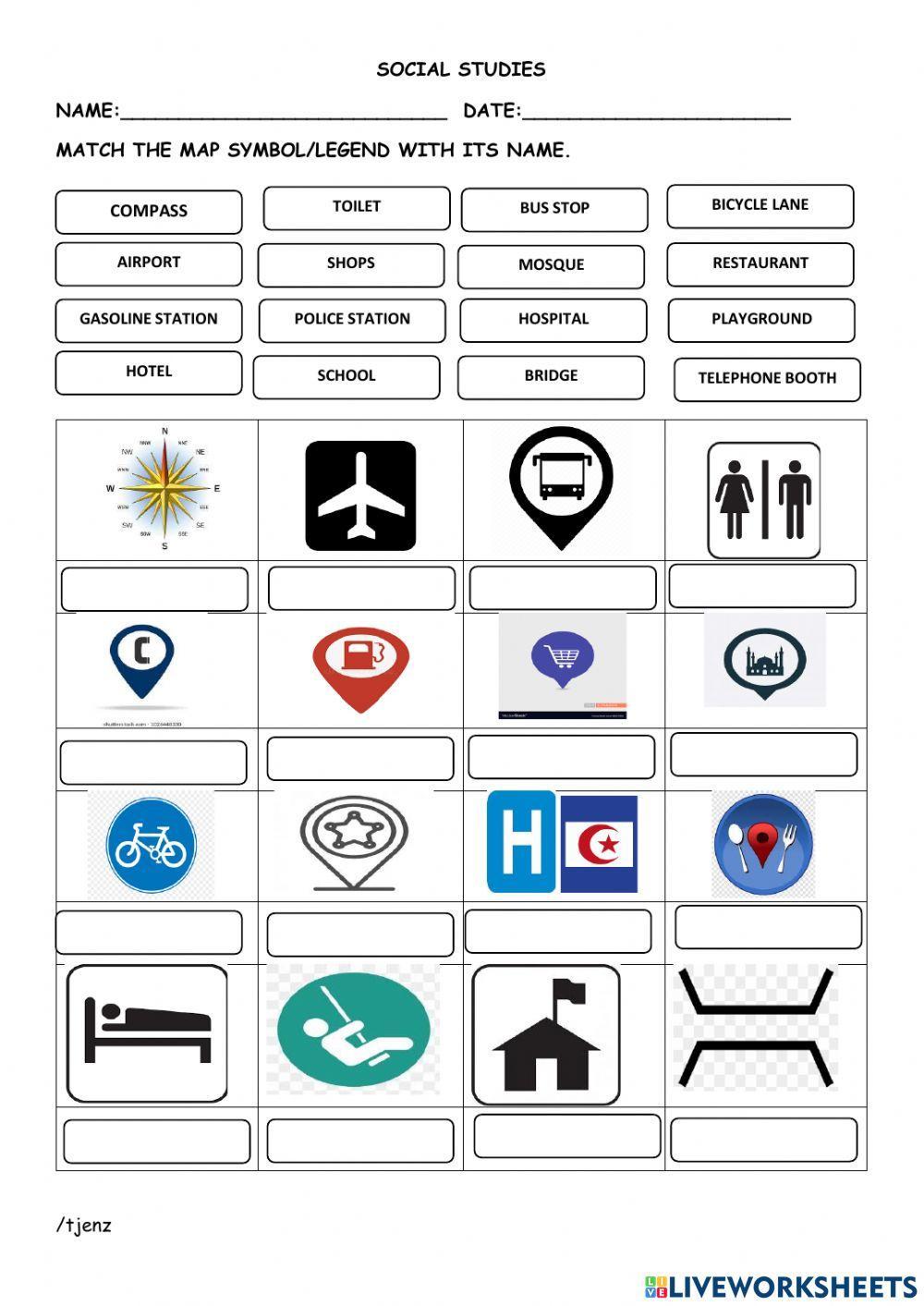 MAP SYMBOLS - LEGEND