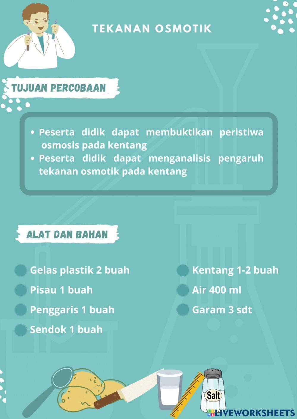 Home Experiment (Tekanan Osmotik)