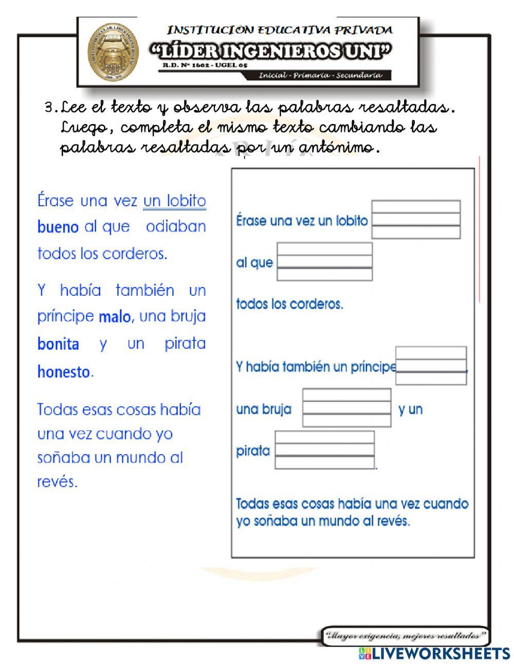 Examen mesual v unidad raz. verbal