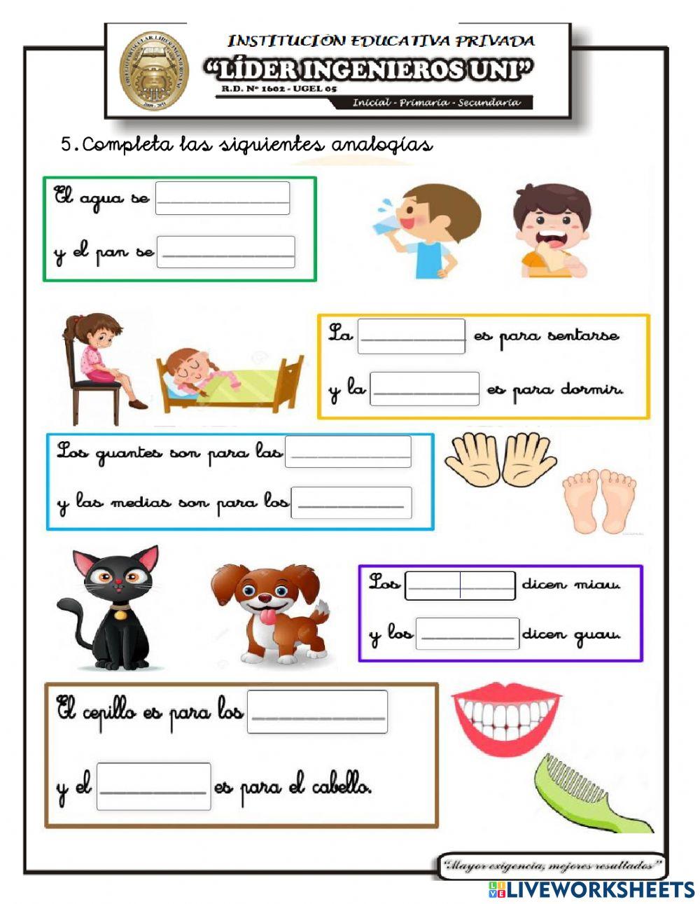 Examen mesual v unidad raz. verbal Examen mesual v unidad raz. verbal