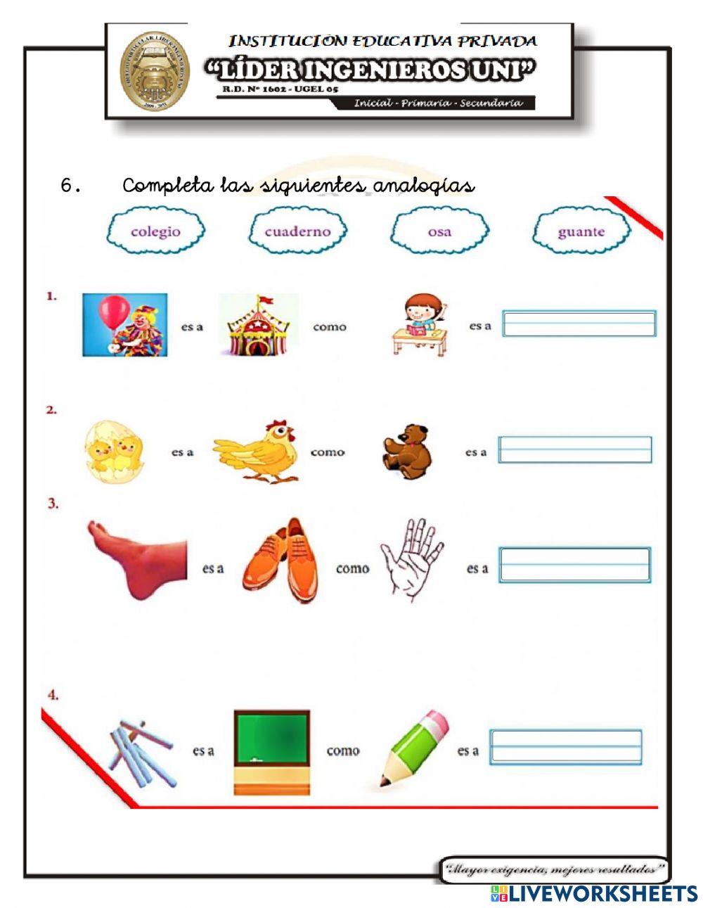 Examen mesual v unidad raz. verbal Examen mesual v unidad raz. verbal