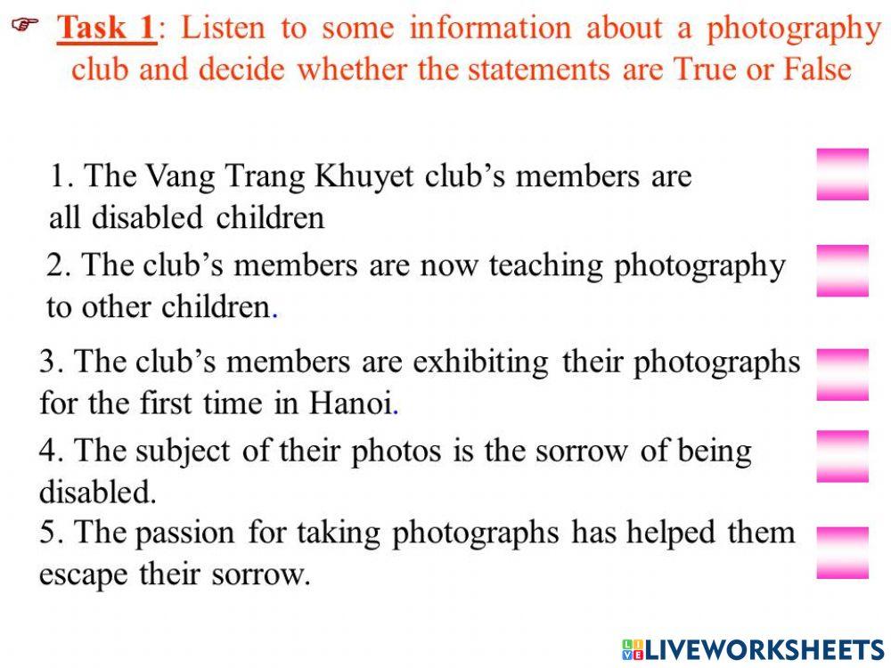 Unit 4. English 10. Listening. Task 1