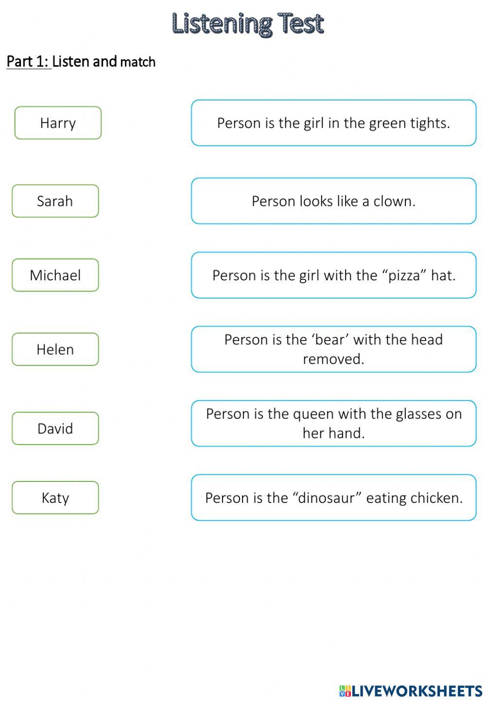 Listening Practice (Mon-18-10)