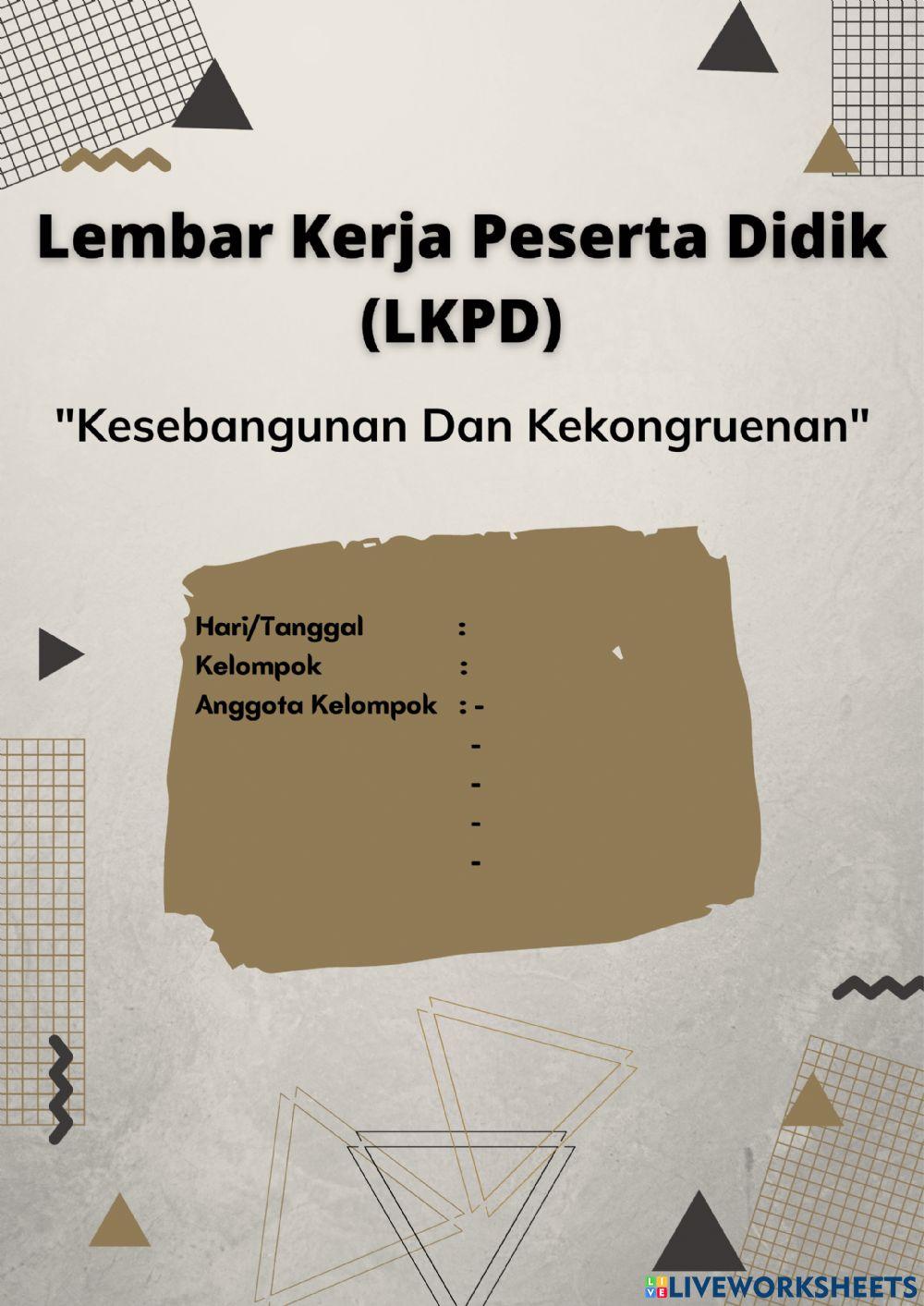 LKPD Kesebangunan dan Kekongruenan
