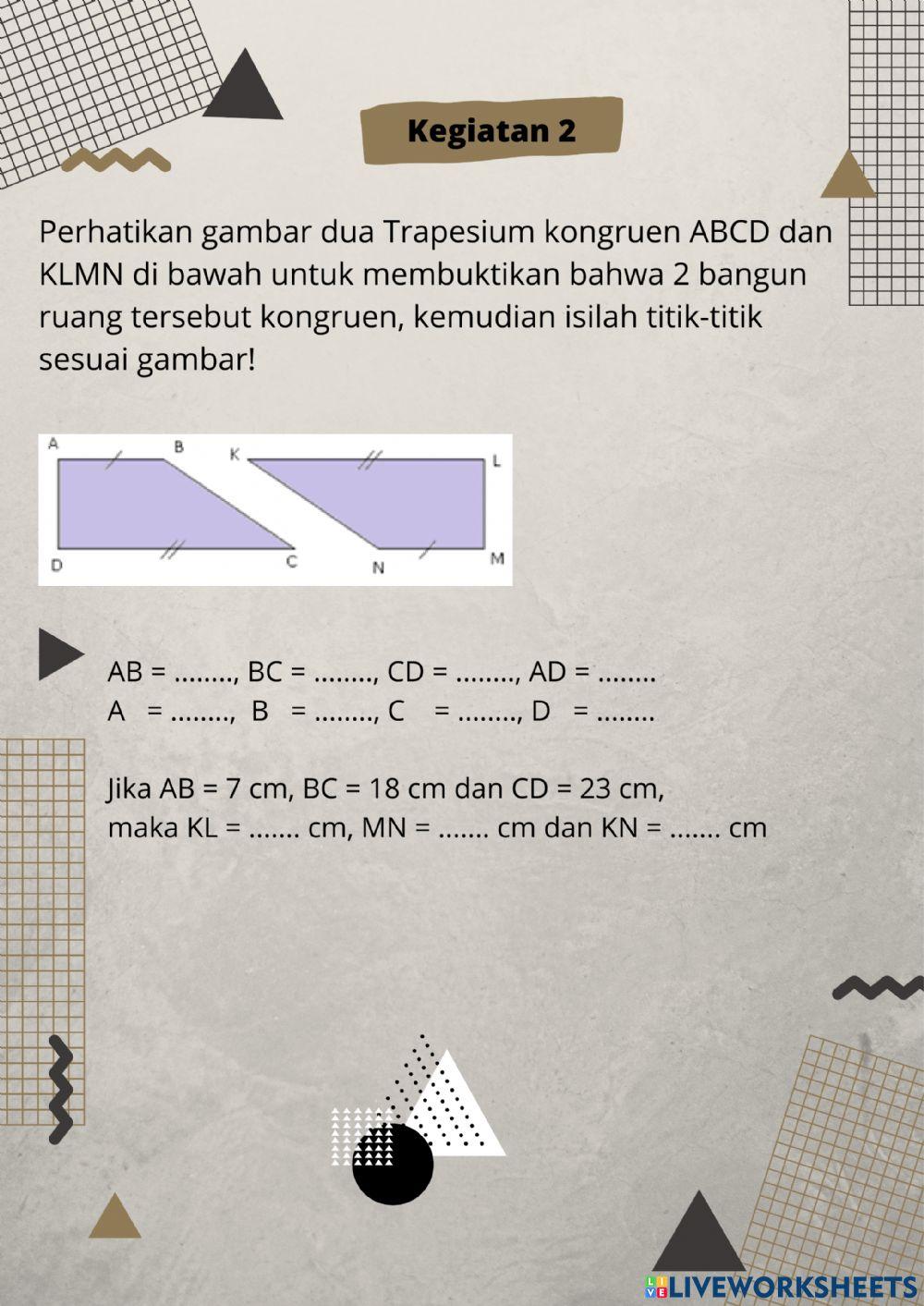 LKPD Kesebangunan dan Kekongruenan
